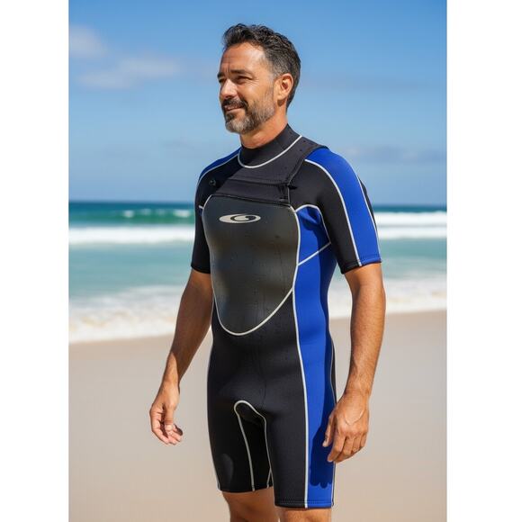 Galyan's Men's Wetsuit  3XL Aqualite 3x2mm Super Stretch Neoprene 80% Nylon 20% - Picture 1 of 10